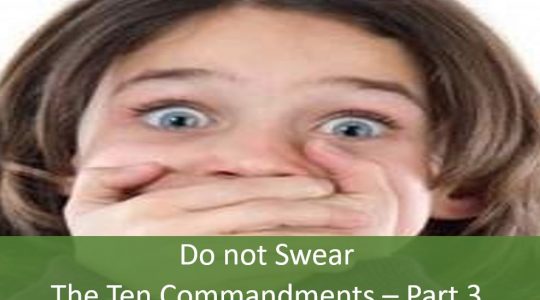 The Ten Commandments - Part 3 May 19, 2018