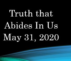 Truth that Abides in Us - 2 John 1-4