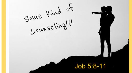 Some kind of Counseling - Job 5:8-11